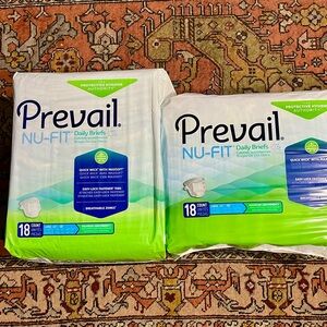 Prevail Adult Briefs. Size Large. This is a set of 2 bags.